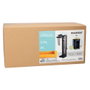 Holmios Support pour CPU sous bureau ajustable en acier noir