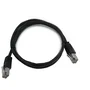 Lineaire Câble RJ45 Caté6 Blindé F/UTP Noir 1m - Référence PCC6FNB