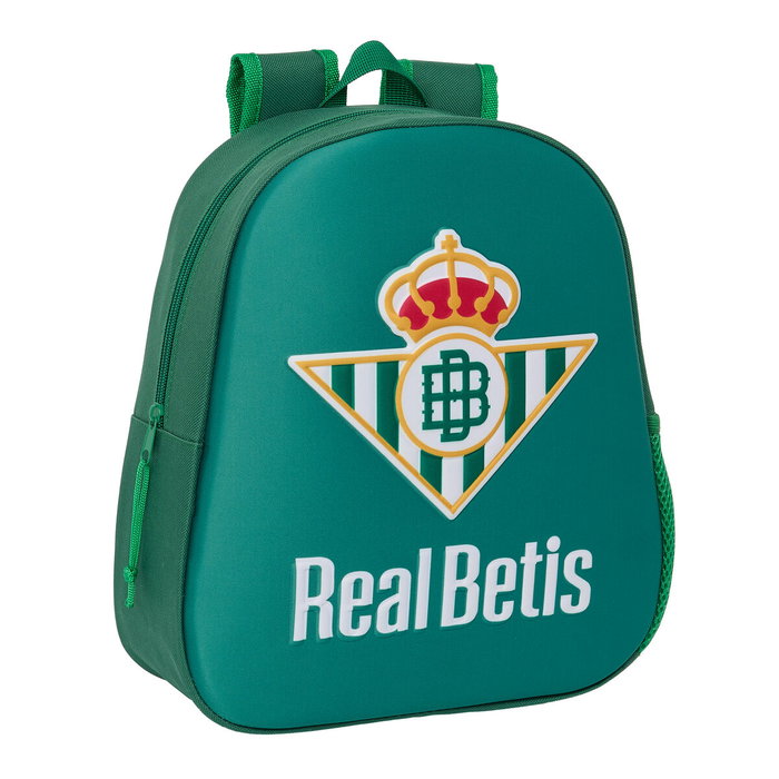 Safta Sac à dos 3D Real Betis Balompie - 27 x 33 x 10 cm pour enfants Safta Sac à dos 3D Real Betis Balompie - 27 x 33 x 10 cm pour enfants