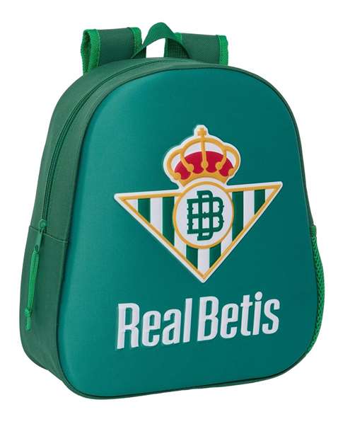 Safta Sac à dos 3D Real Betis Balompie - 27 x 33 x 10 cm pour enfants Safta Sac à dos 3D Real Betis Balompie - 27 x 33 x 10 cm pour enfants
