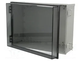 FIBOX Boîtier mural CAB PC 304018 T gris en polycarbonate 300x400x180mm