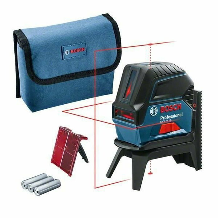 Bosch Professional GCL 2-15 Niveau laser points et lignes 15 m rouge/noir Bosch Professional GCL 2-15 Niveau laser points et lignes 15 m rouge/noir