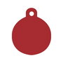 Plaque d'identification pour collier Imarc Circle Rouge