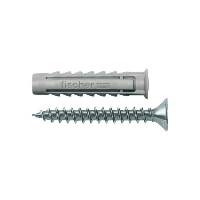 FISCHER Blister 25 unités TACO NYLON SX PLUS + T 5X25 FISCHER Blister 25 unités TACO NYLON SX PLUS + T 5X25