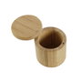 DKD Home Decor Salière avec couvercle Naturel Bambou