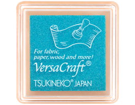 Tsukineko Versacraft Tampon encreur textile bleu pâle 33x33mm