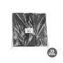 WOLFPACK LINEA PROFESIONAL Embout de protection plastique carré noir 100x100 mm, 25 unités