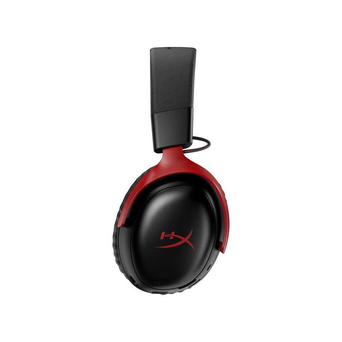HyperX Cloud III S Wireless Noir et Rouge, Casque Gamer Sans Fil avec Bluetooth et 2,4 GHz