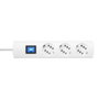 Rallonge 3 prises Schuko avec interrupteur Kopp Duoversal Plus 3600 W (1,4 m)
