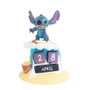 ERIK Calendrier perpétuel 3D 'Surfer Stitch Disney' en résine peint main - Modèle décoratif de 12 x 15 x 12 cm