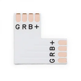 Connecteur pour souder en L pour ruban LED RGB 10 mm