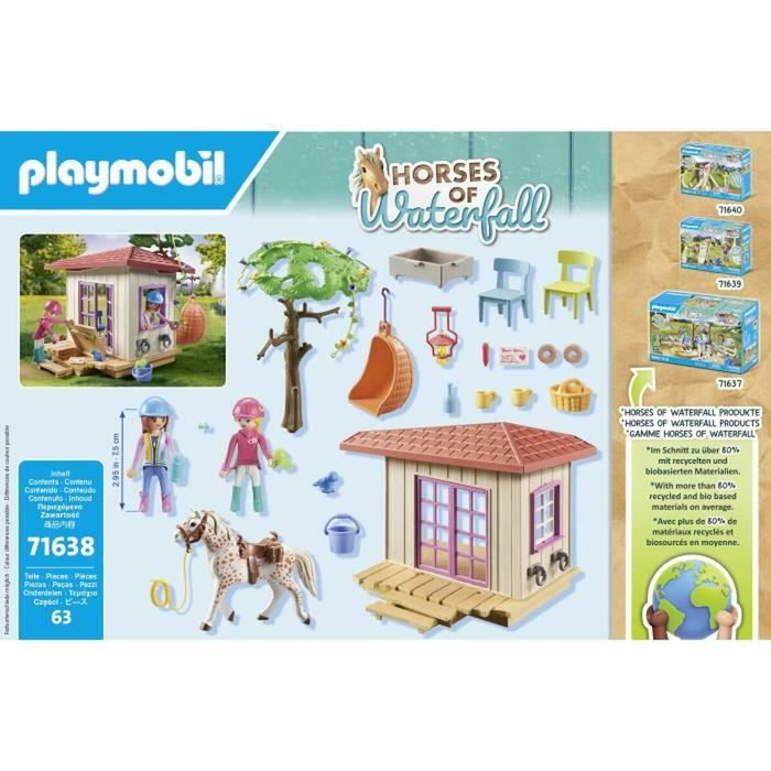 Playmobil Club d'équitation Horses of Waterfall, 63 pièces Playmobil Club d'équitation Horses of Waterfall, 63 pièces