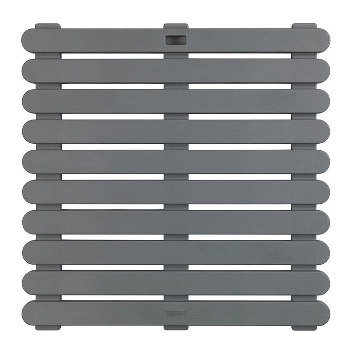 Wenko 22947100 - Dalle de douche antidérapante grise 55 x 55 cm, usage intérieur et extérieur Wenko 22947100 - Dalle de douche antidérapante grise 55 x 55 cm, usage intérieur et extérieur
