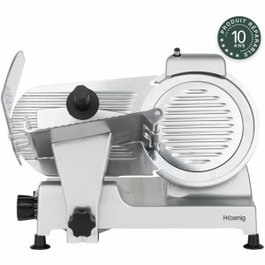H.Koenig MSX220 Trancheuse à viande Gris, 240 W, Lame 220 mm