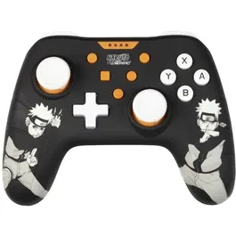 Konix Manette Filaire Naruto Shippuden pour Nintendo Switch et PC avec Vibration et Câble de 3 m - Noire