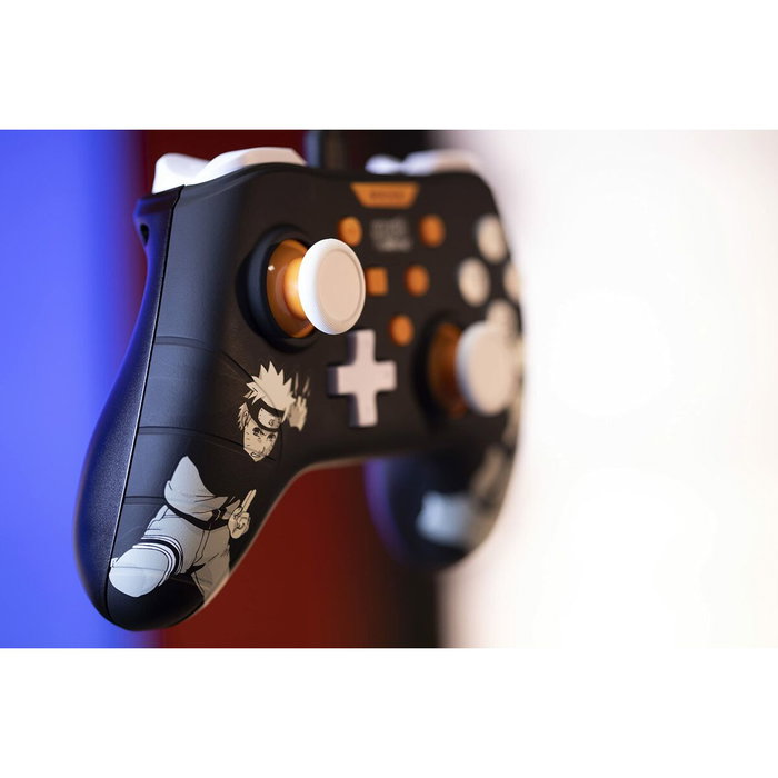 Konix Manette Naruto Noir - Filaire pour Nintendo Switch, Switch 2 et PC