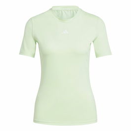 T-shirt à manches courtes femme Adidas Essentials Techfit Train Vert citron Vert clair