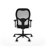 Piqueras y Crespo 3D036N0 Chaise de Bureau Blanc et Brun foncé
