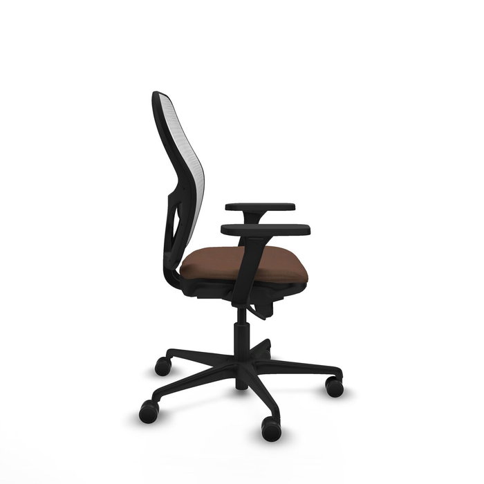 Piqueras y Crespo 3D036N0 Chaise de Bureau Blanc et Brun foncé Piqueras y Crespo 3D036N0 Chaise de Bureau Blanc et Brun foncé