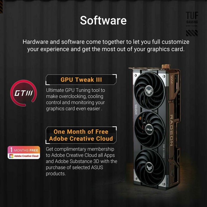 Carte Graphique Asus 90YV0L70-M0NA00 16 GB radeon rx 9070 xt GDDR6