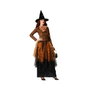 BigBuy Carnival Déguisement Sorcière Marron avec Jupe en Tulle et Chapeau XS/S