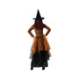 BigBuy Carnival Déguisement Sorcière Marron avec Jupe en Tulle et Chapeau XS/S