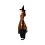BigBuy Carnival Déguisement Sorcière Marron avec Jupe en Tulle et Chapeau XS/S