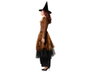 BigBuy Carnival Déguisement Sorcière Marron avec Jupe en Tulle et Chapeau XS/S