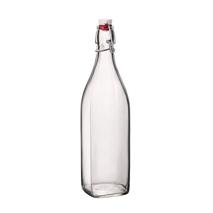Bormioli Rocco Bouteille Swing en verre 1 L (Lot de 20)