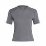 T-shirt à manches courtes femme Adidas 3 stripes Essentials Gris clair
