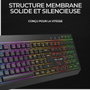 The G-Lab KEYZ TUNGSTEN EX Clavier Gamer Sans Fil RGB Noir