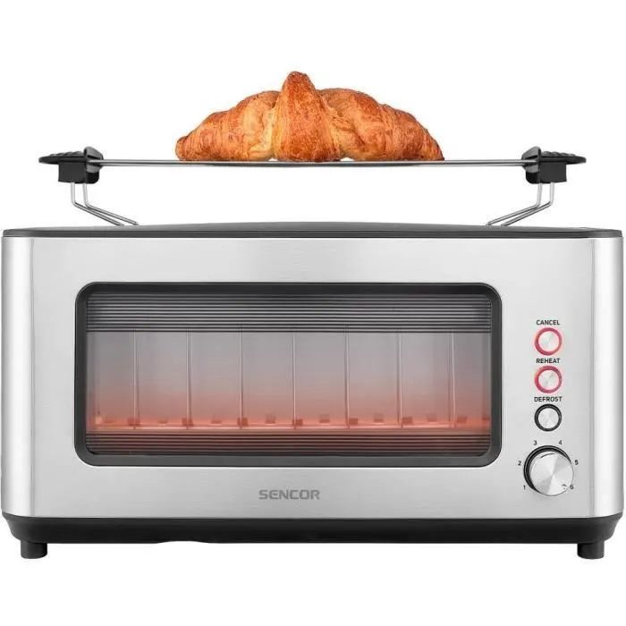 Sencor STS 4050SS Grille-pain en Acier inoxydable