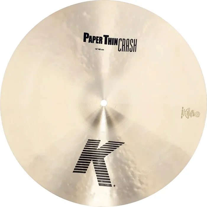 Zildjian K Paper Thin Crash 16" Platine Extra Fine B20