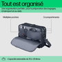 HP Travel Plus Sacoche Ordinateur Portable 14 Pouces, 15-20 L, Polyester Recyclé, Compartiment Rembourré, Poche Antivol RFID, 180° Ouverture