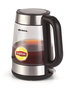 Ariete 2874 Hervoir électrique à thé en verre Lipton avec finitions métalliques - Bouilloire électrique