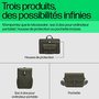 HP Sac à dos modulaire 3-en-1 pour PC portable 15,6 pouces - 27 L - Conçu avec plastique recyclé - Housse détachable