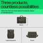 HP Sac à dos modulaire 3-en-1 pour PC portable 15,6 pouces - 27 L - Conçu avec plastique recyclé - Housse détachable