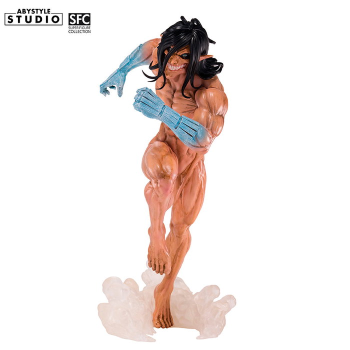 ABYstyle Figurine Attack on Titan Eren Forme de Titan 19 cm PVC 1/10 Officielle