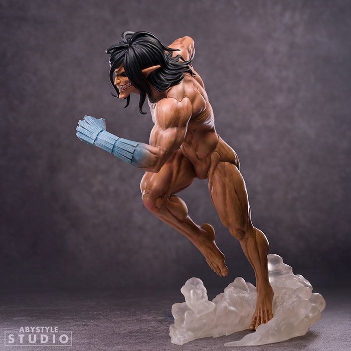 ABYstyle Figurine Attack on Titan Eren Forme de Titan 19 cm PVC 1/10 Officielle