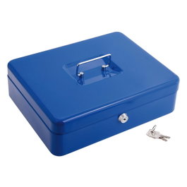 Wolfpack Boîte de sécurité Nº 4 bleue avec plateau intérieur