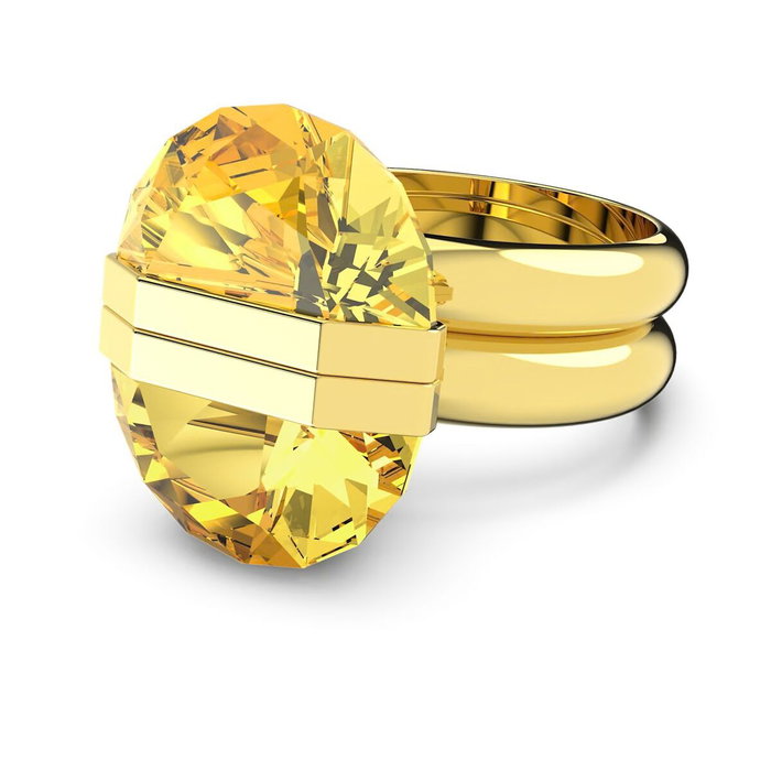 Swarovski Bague Lucent 5623776 dorée Swarovski Bague Lucent 5623776 dorée