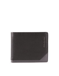 Piquadro Portefeuille Tallin Homme en Cuir Noir