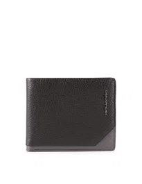 Piquadro Portefeuille Tallin Homme en Cuir Noir