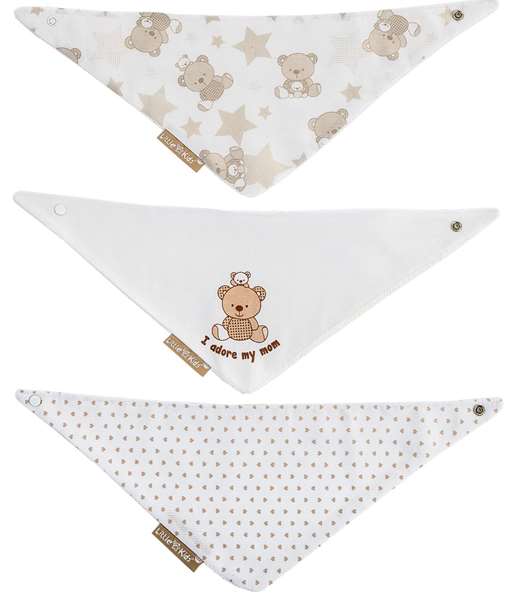 BigBuy Kids Ensemble de Bavoirs Bear 3 Pièces BigBuy Kids Ensemble de Bavoirs Bear 3 Pièces