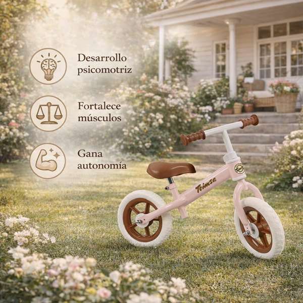 Toimsa Draisienne en Fer Rosa Vintage 10" - pour Enfants de plus de 2 ans (24 mois à 3 ans) Toimsa Draisienne en Fer Rosa Vintage 10" - pour Enfants de plus de 2 ans (24 mois à 3 ans)