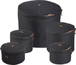 TOBAGO Kit de housses de batterie 10, 12, 16, 22 et caisse claire 14x6,5