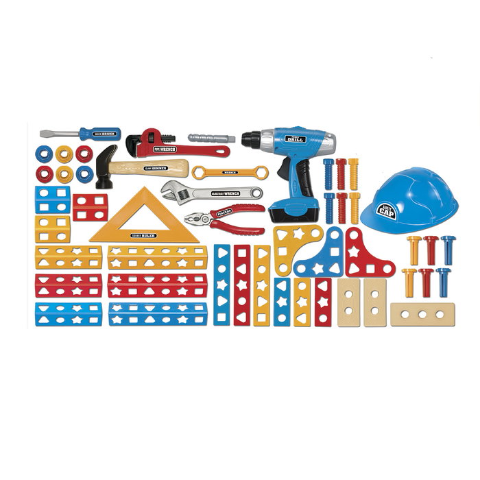 Tachan Maletin de Herramientas de Juguete 50 Piezas T00985 - Mallette Outils Enfant Réaliste pour Créativité Motricité - À Partir de 2 Ans Tachan Maletin de Herramientas de Juguete 50 Piezas T00985 - Mallette Outils Enfant Réaliste pour Créativité Motricité - À Partir de 2 Ans
