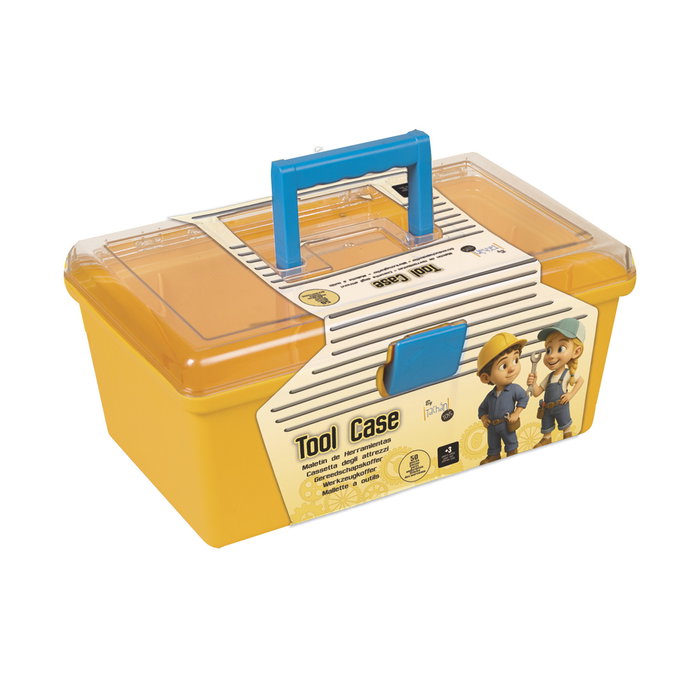 Tachan Maletin de Herramientas de Juguete 50 Piezas T00985 - Mallette Outils Enfant Réaliste pour Créativité Motricité - À Partir de 2 Ans Tachan Maletin de Herramientas de Juguete 50 Piezas T00985 - Mallette Outils Enfant Réaliste pour Créativité Motricité - À Partir de 2 Ans