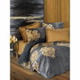 BigBuy Home Parure de lit Satin King Anthracite-Beige, 220 x 240 cm