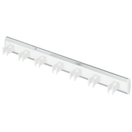 SERVETTO ERGO F Porte-ceintures fixe 7 crochets Blanc/Transparent